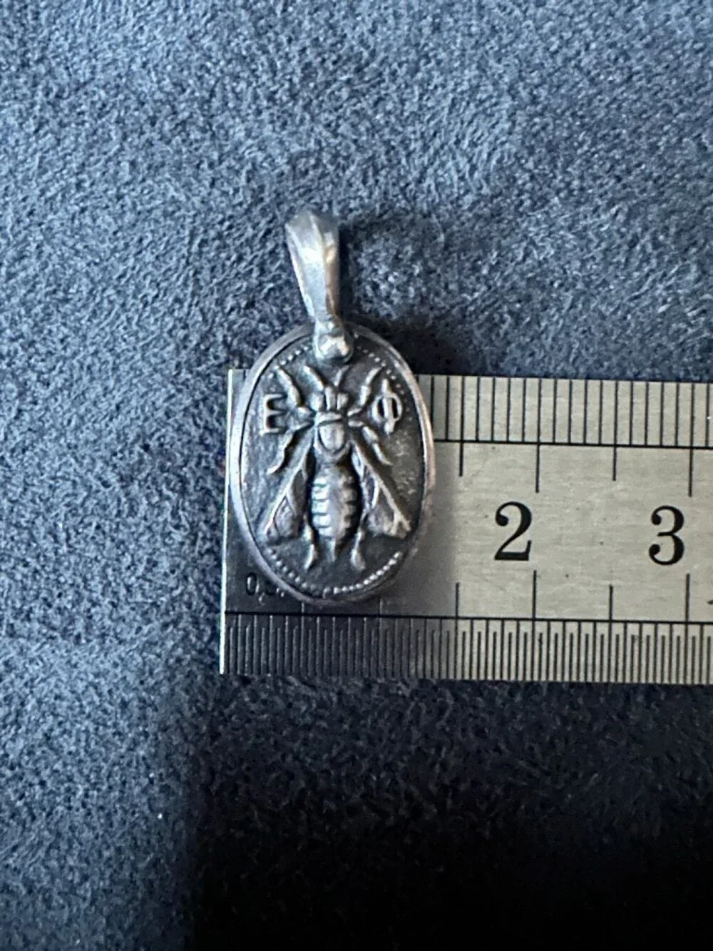 David Yurman Petrvs Bee Pendant Amulet in Sterling Silver